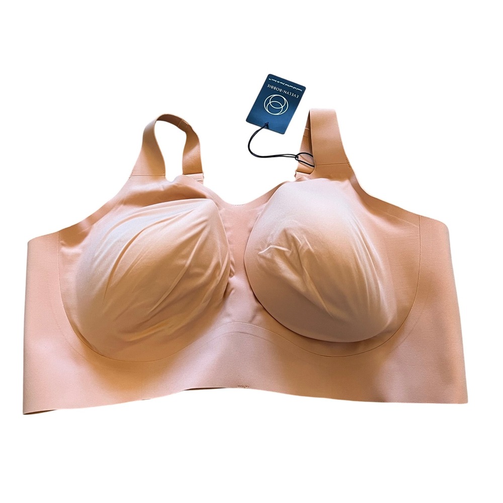 Evelyn Bobbie The Beyond Bra Wireless Seamless Peach Nude 3XL NWT